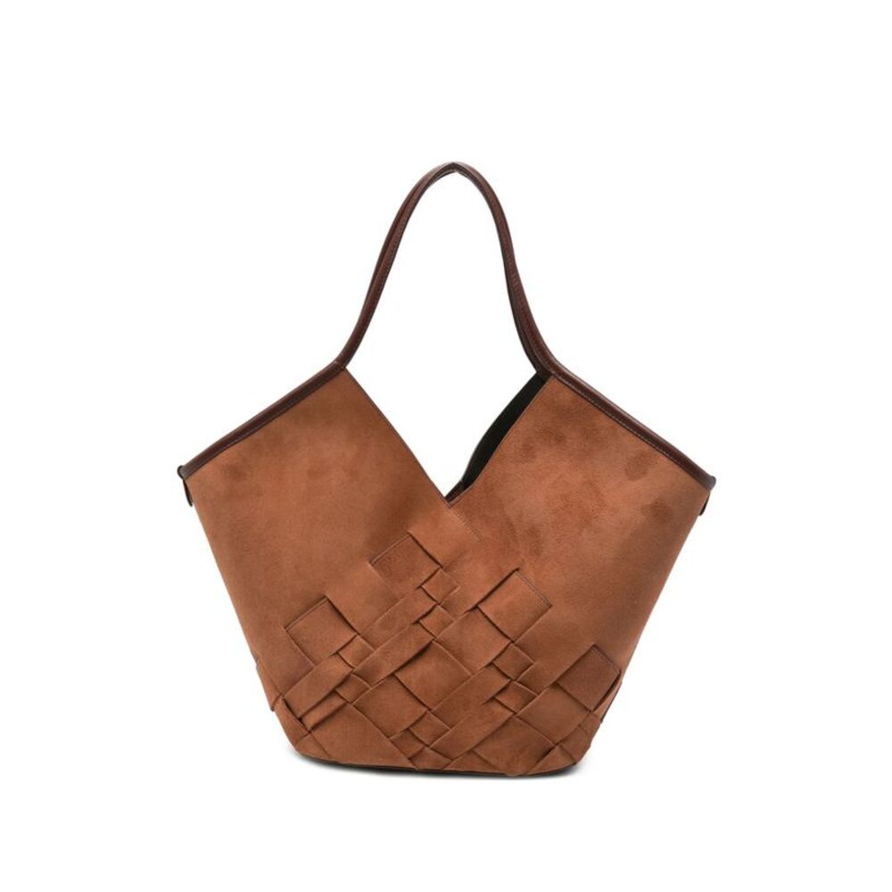 Hereu Brown Bucket Bags Women